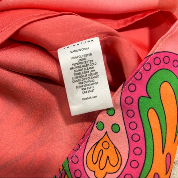 NWT $328 Trina Turk LUV dress in pink - Size 12 - Picture 10 of 11